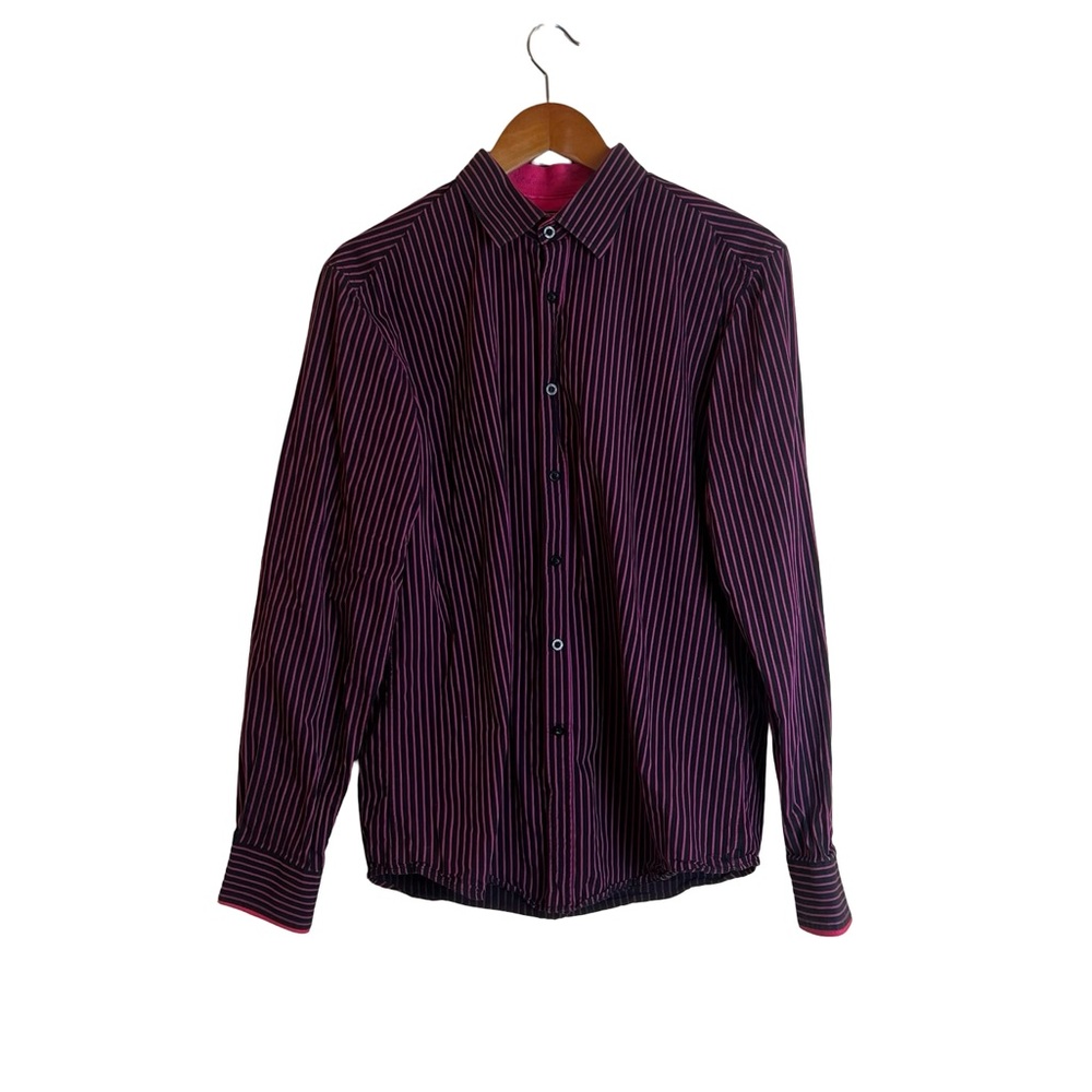 Point zero luxury collection semi fit button down shirt